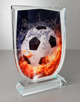 награда футбол стекло