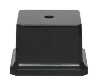 Основание пластик утяжеленный черный (Италия) (12x12x8)