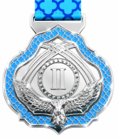 6282 МЕДАЛЬ ТУРКЕСТАН (75 мм) с лентой (6282b серебро)