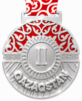 25-6286 МЕДАЛЬ КЕРЕМЕТ 70 мм с лентой (25-6286b күміс/серебро)
