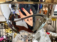 чаша волна серебро