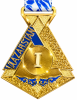 26-6906 МЕДАЛЬ АЛҒА с лентой 57х76х3 мм золото
