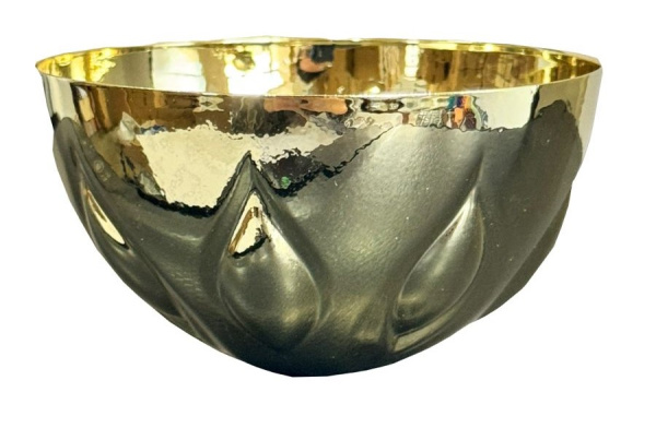 чаша листик золото