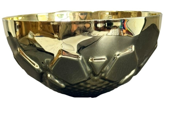 чаша ромбики золото