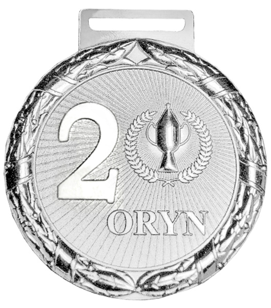 Медаль цинк серебро