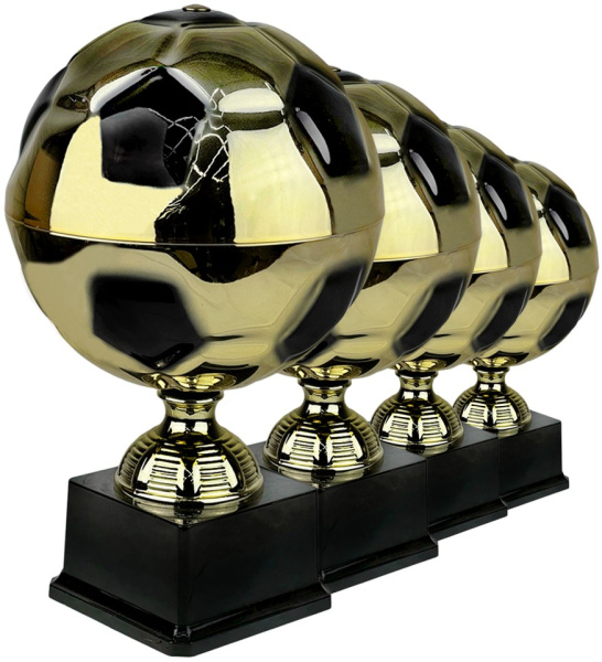 мяч футбол золото черный 3